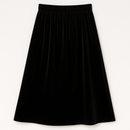 [Llevá 3 Pagá 2] Falda Midi Femenina de Chenilla y Terciopelo con Cintura Alta (¡Elegante y Minimalista!)